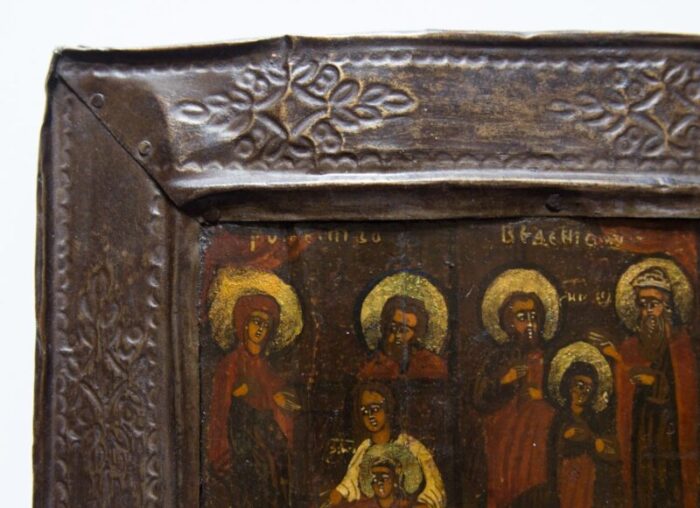 12 holidays of the orthodox church metal framed 8