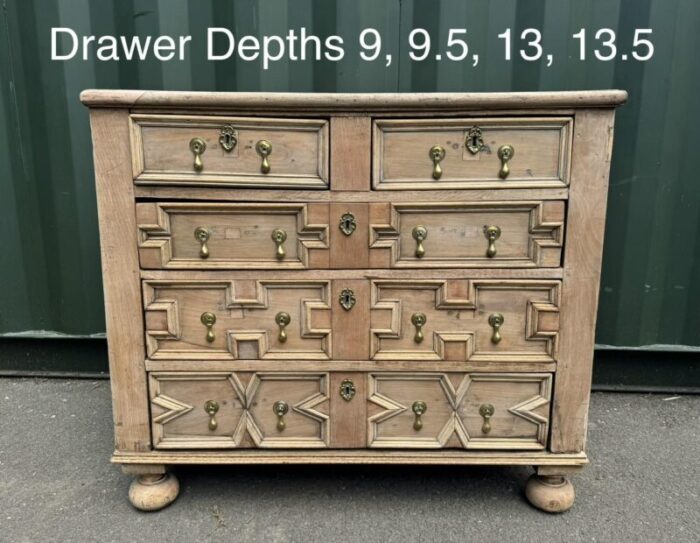 18th century bleached chest of drawers 1780s 1015