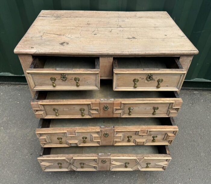 18th century bleached chest of drawers 1780s 3714