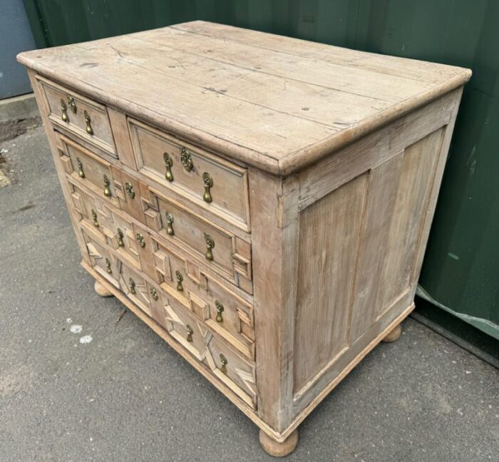 18th century bleached chest of drawers 1780s 3854