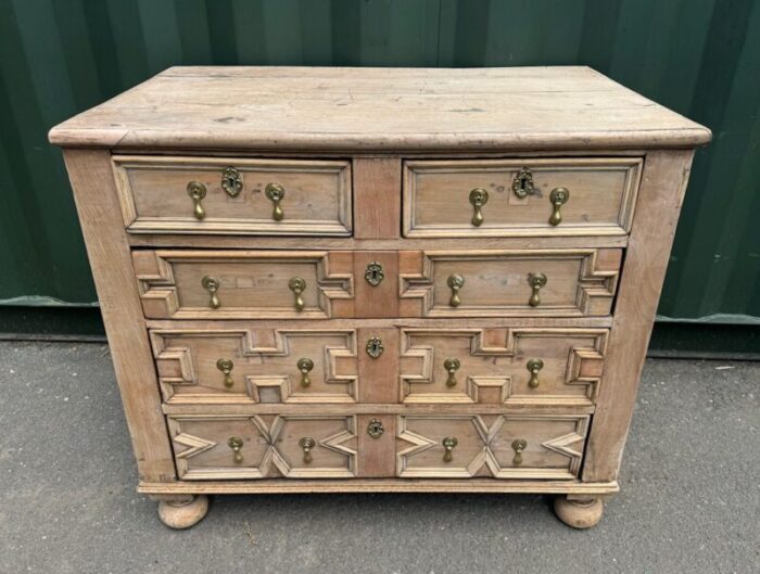 18th century bleached chest of drawers 1780s 7505