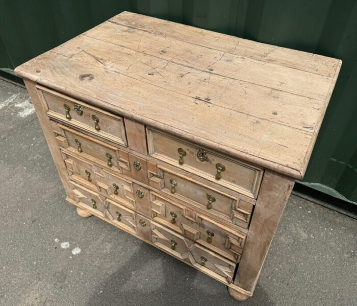 18th century bleached chest of drawers 1780s 8494