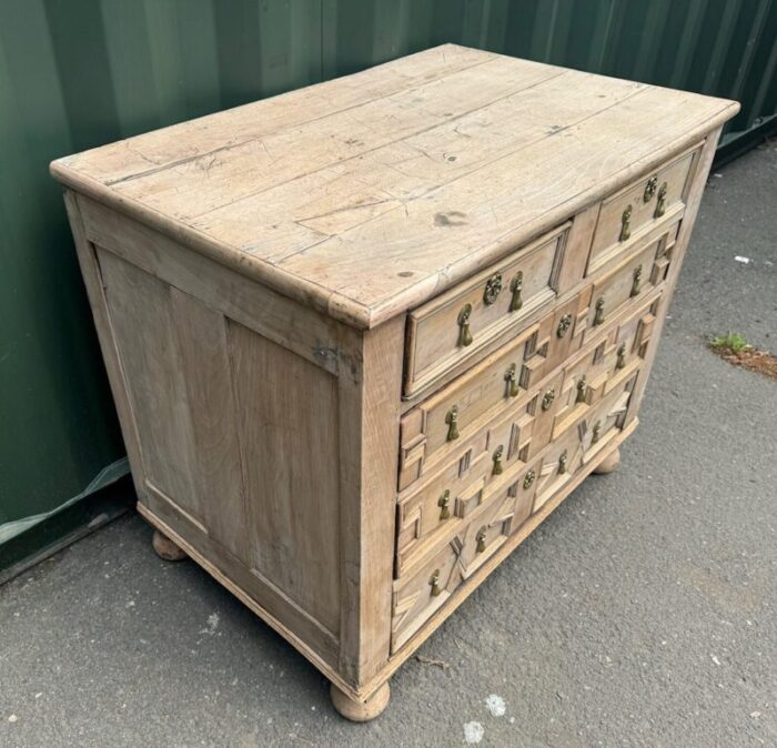 18th century bleached chest of drawers 1780s 9752