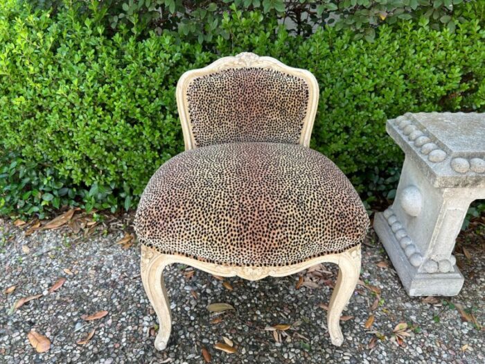 1920s french louis xv style vanity chair 0158