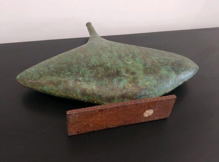 1950s mid century marcello fantoni bronze vessel sculpture unsigned 0751