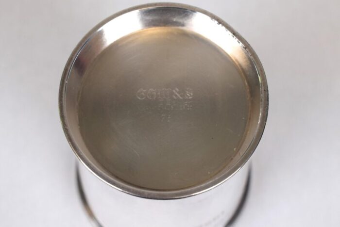 1958 milwaukee polo club silver plate julep cup 2384