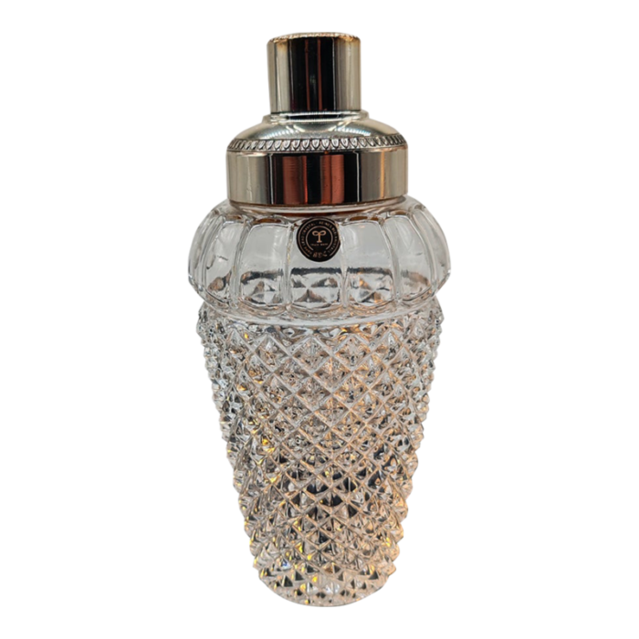 1960s cocktail shaker by dgh in lead crystal 7938