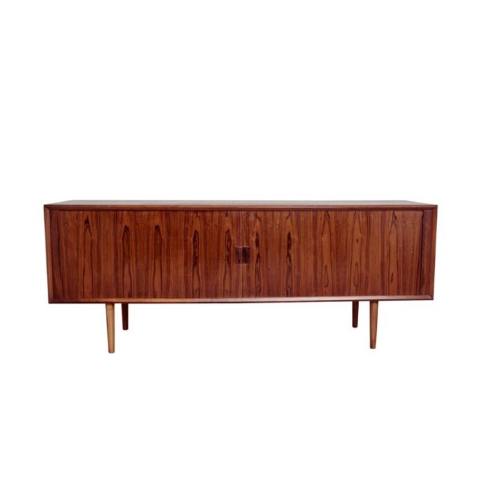 1960s svend aage laresen tambour door rosewood credenza for faarup mbelfabrik 0597