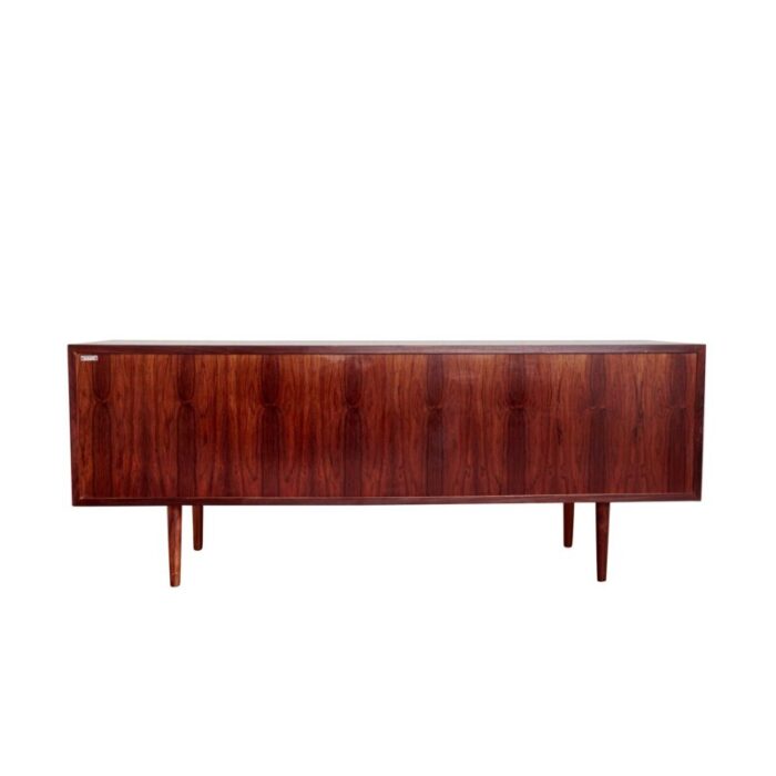 1960s svend aage laresen tambour door rosewood credenza for faarup mbelfabrik 7479