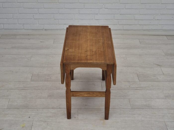 1970s danish design by henning kjrnulf for eg kvalitetsmbel foldable sofa table oak 2602