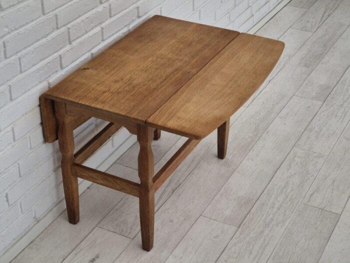 1970s danish design by henning kjrnulf for eg kvalitetsmbel foldable sofa table oak 6813