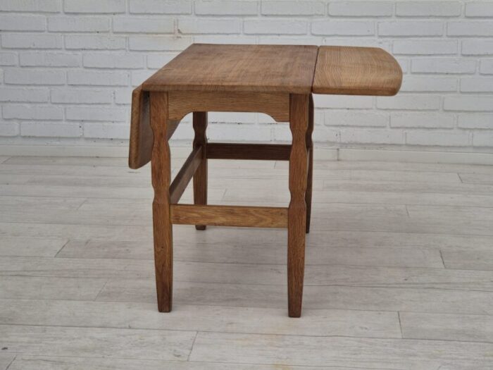 1970s danish design by henning kjrnulf for eg kvalitetsmbel foldable sofa table oak 7258