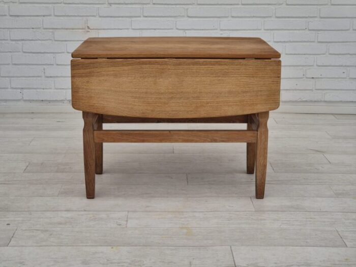 1970s danish design by henning kjrnulf for eg kvalitetsmbel foldable sofa table oak 8367