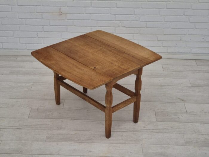 1970s danish design by henning kjrnulf for eg kvalitetsmbel foldable sofa table oak 9258