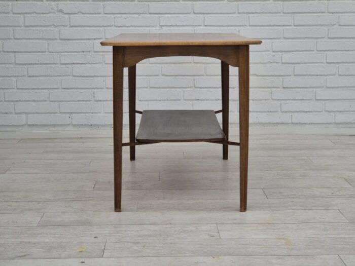 1970s danish design sofa table teak wood beech wood original 3383