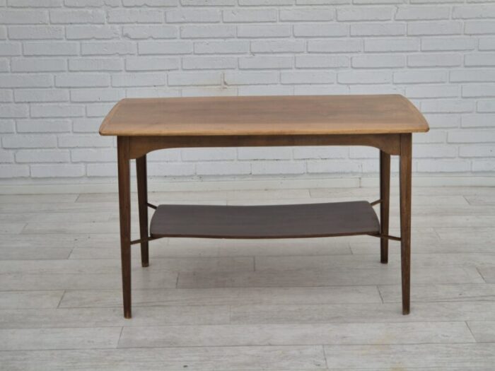 1970s danish design sofa table teak wood beech wood original 7017