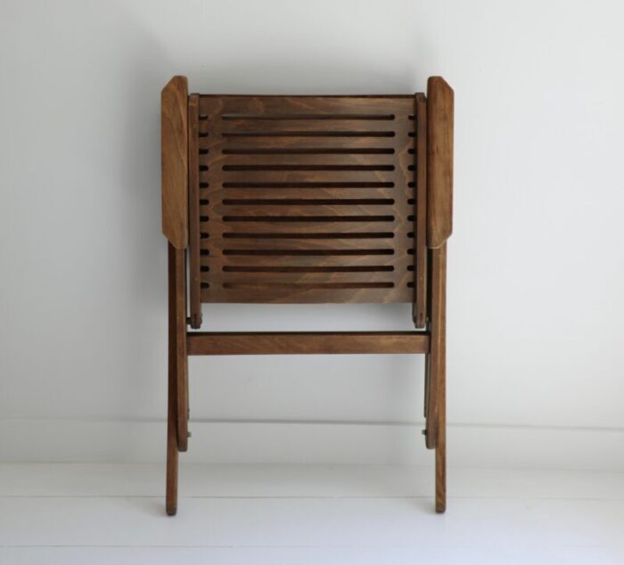 1970s mid century modern folding rocking chair by niko krajl 6594