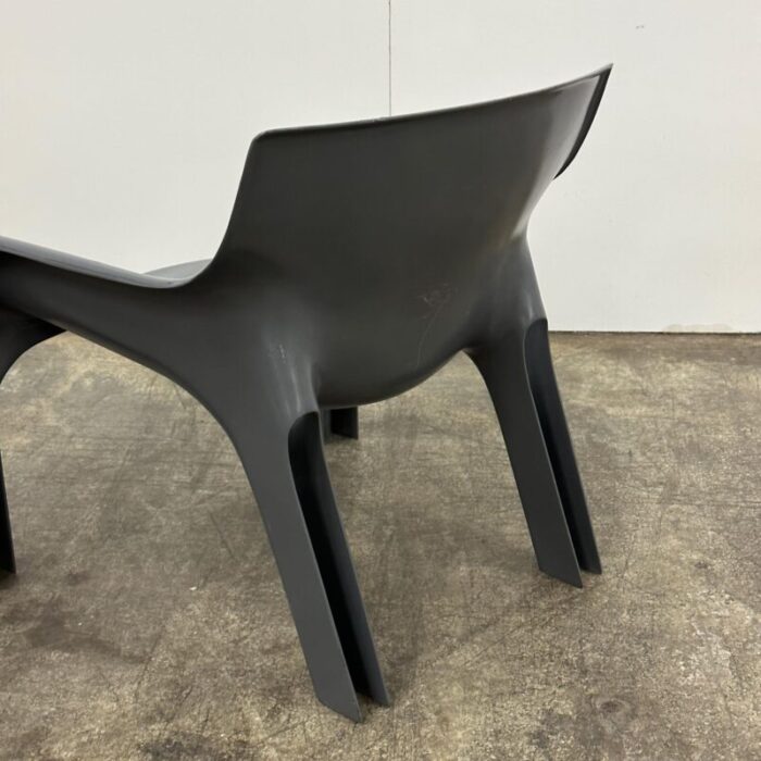 1970s vicario chair by vico magistretti for artemide 8835