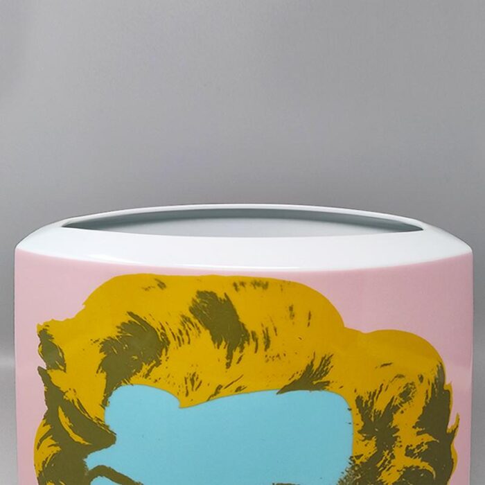 1990s andy warhol vase for rosenthal made in germany 1365