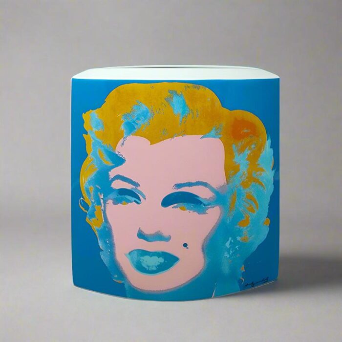 1990s andy warhol vase for rosenthal made in germany 1839