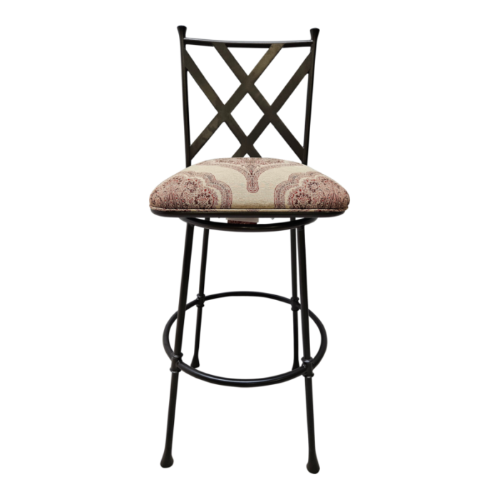 1990s ethan allen biscayne swivel counter bar stool 7803