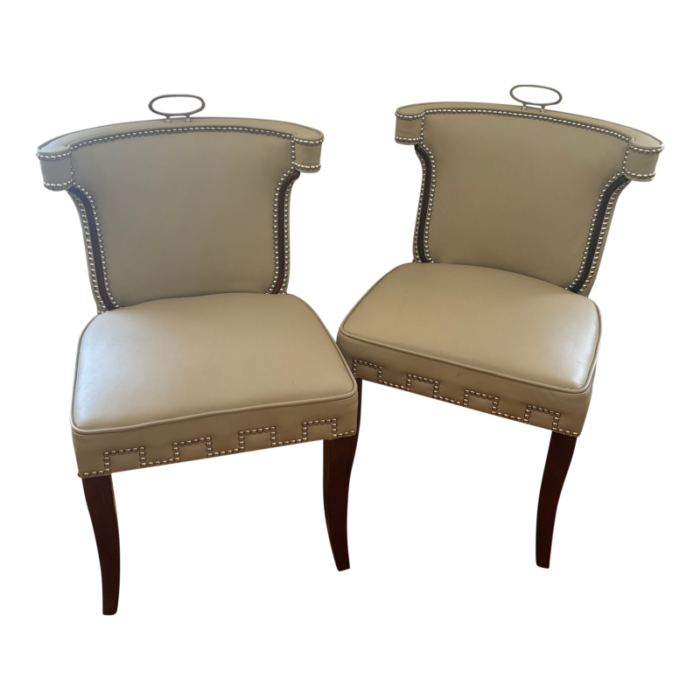 1990s occasional chairs set of 2 6380