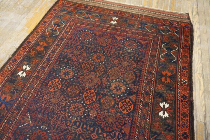 19th century afghan baluch carpet 1076