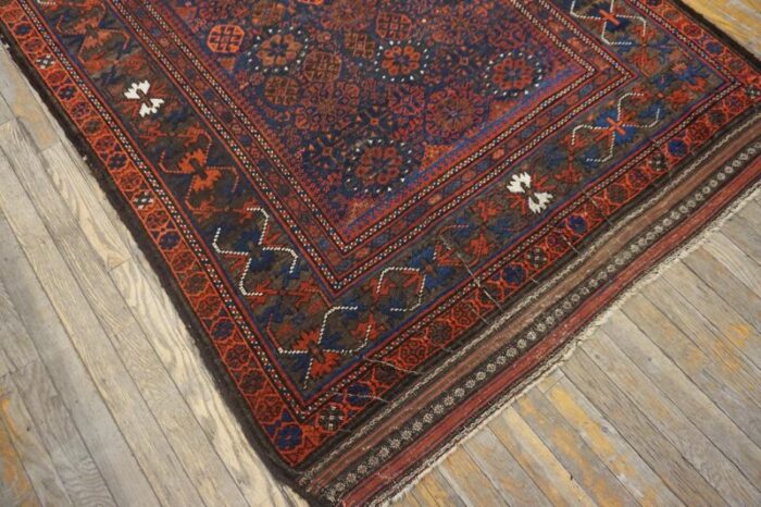 19th century afghan baluch carpet 4223