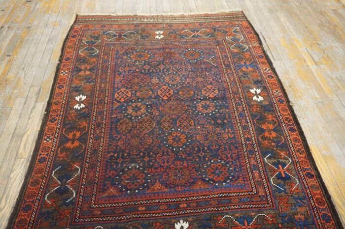 19th century afghan baluch carpet 7179