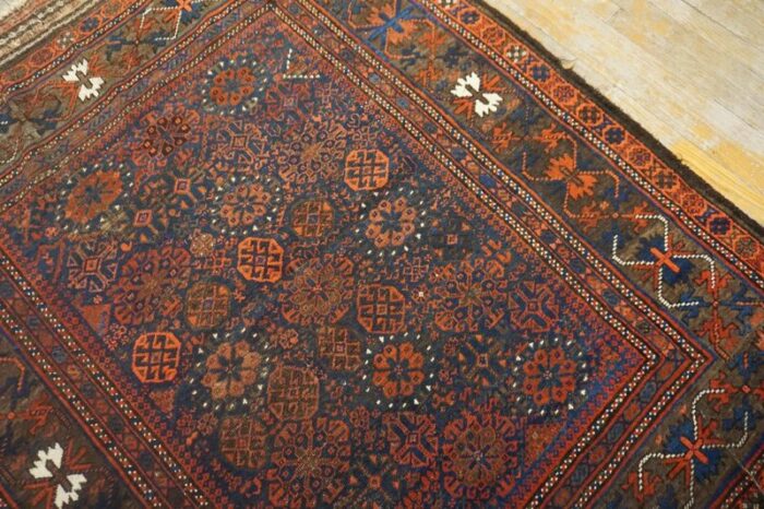 19th century afghan baluch carpet 8386