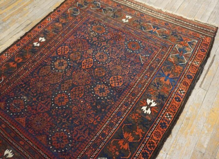 19th century afghan baluch carpet 8691