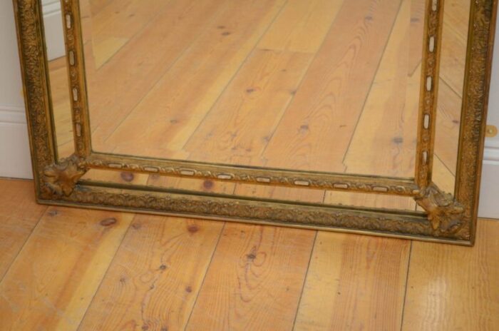 19th century gilded wall mirror 13