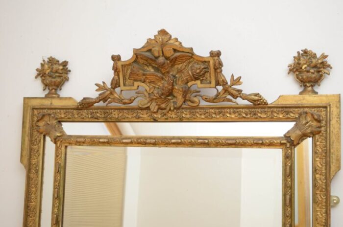 19th century gilded wall mirror 7