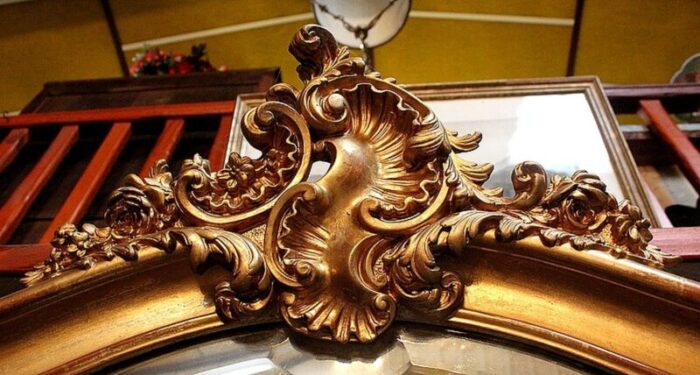 19th century louis xv style mirror 4