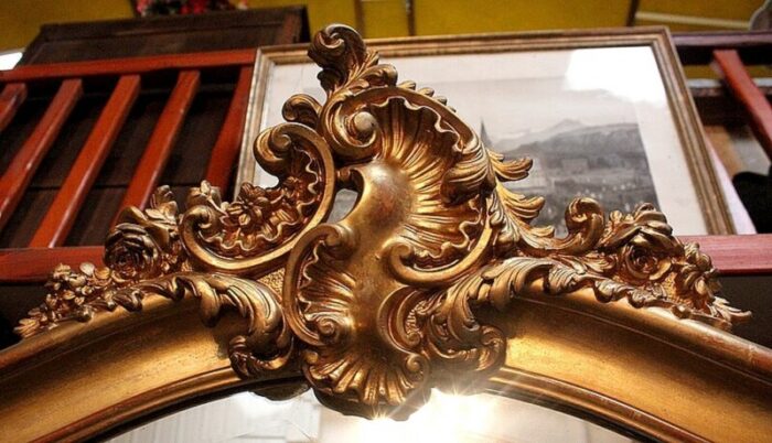 19th century louis xv style mirror 6