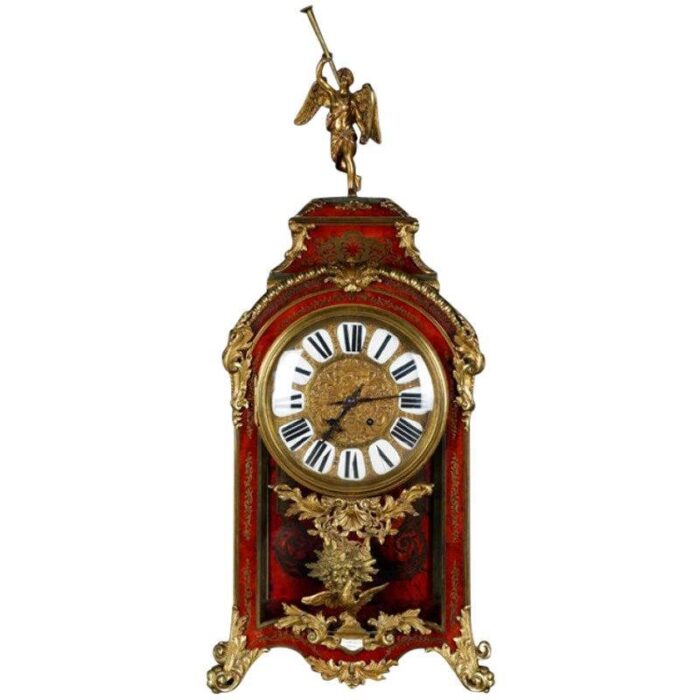 19th century napoleon iii fireplace boulle clock 1890s 1