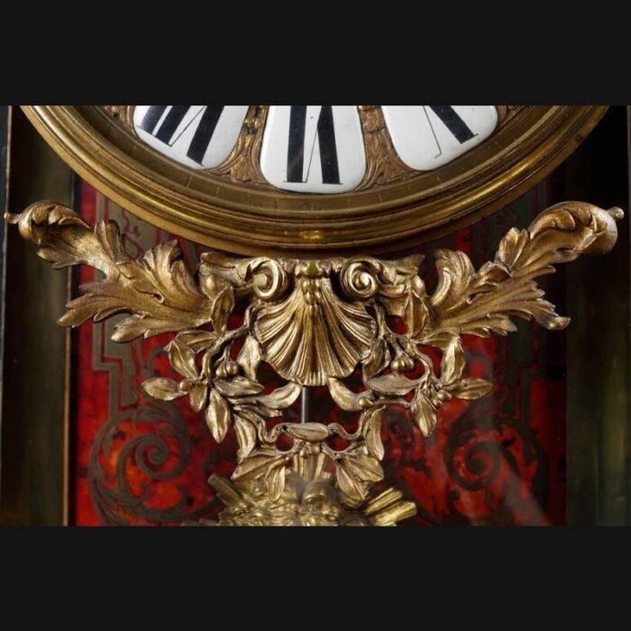 19th century napoleon iii fireplace boulle clock 1890s 10