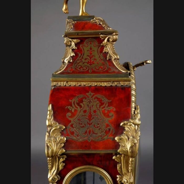 19th century napoleon iii fireplace boulle clock 1890s 5