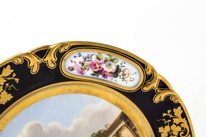 19th century porcelain plate from pucher deroche paris 5