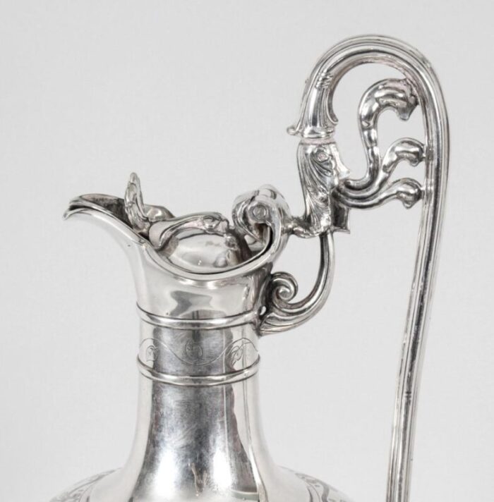 19th century victorian silver plate jug from elkington 6