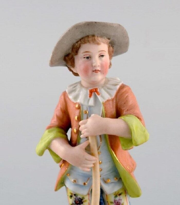 20th century german porcelain figurine of young gardener 2