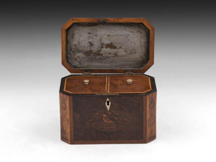 Burr Yew Tea Caddy 5 master