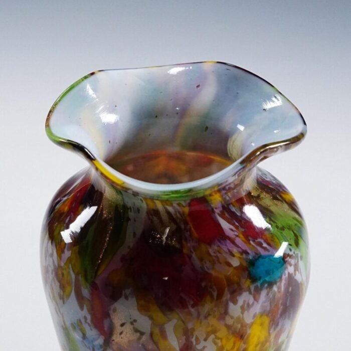 a macchie art glass vase by artisti barovier attribution murano ca 1920s 7525