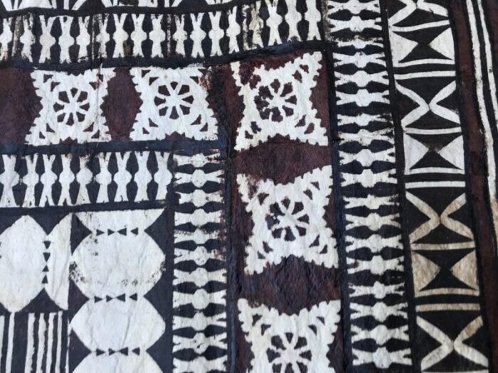 african painted leather rug 3