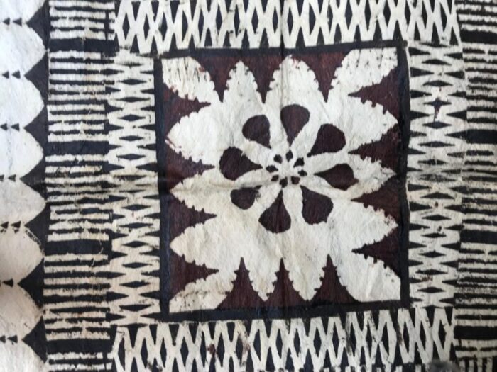 african painted leather rug 5