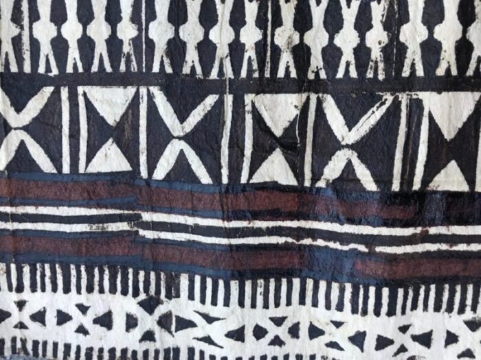 african painted leather rug 8