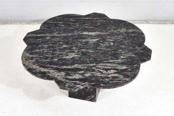 amadeus granite dining table with quatrefoil shape top brazil 3739