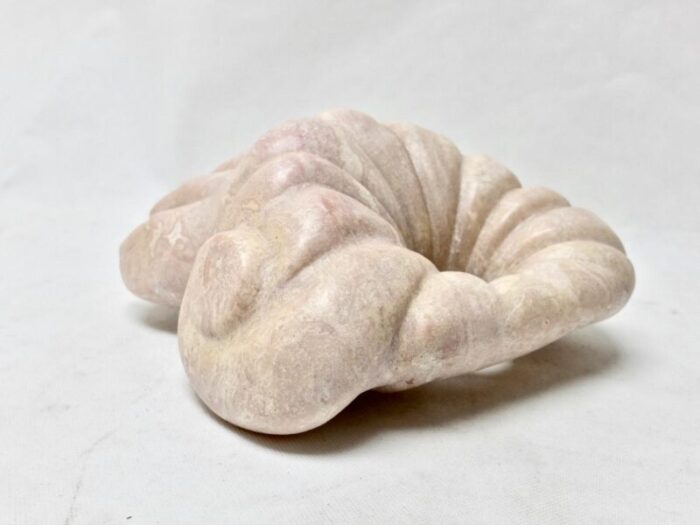 ammonite stone foot sculpture by marianne kuhn 1970s 5692