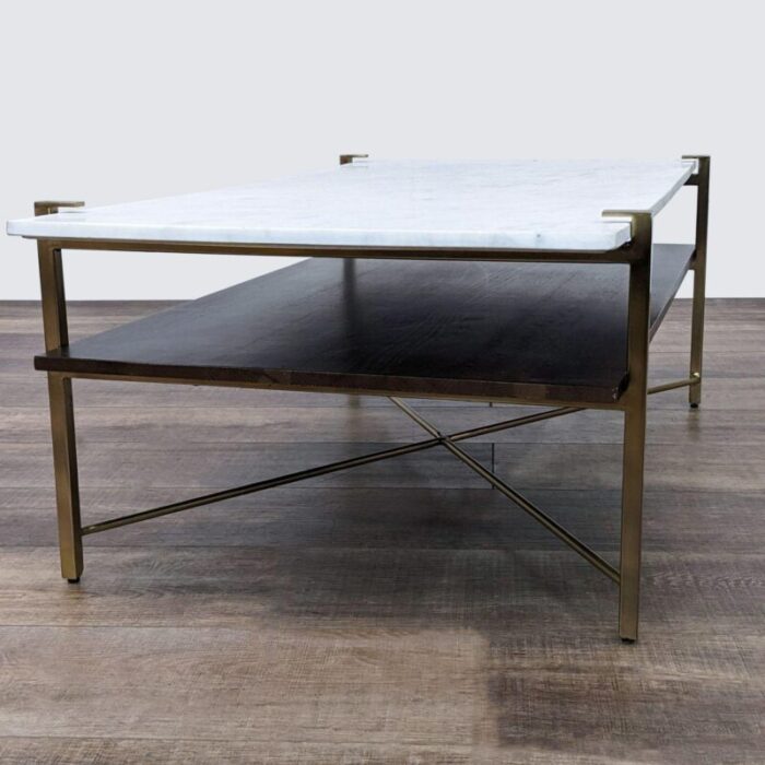 anthropologie elemental layers coffee table 5121