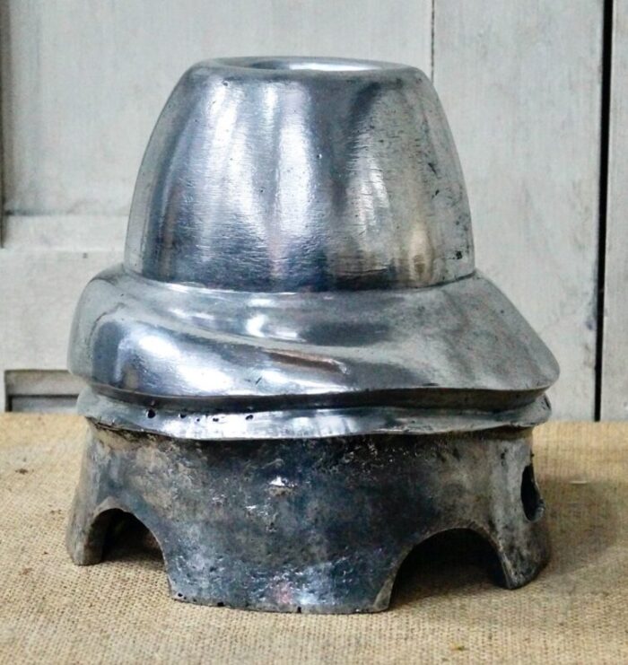 antique aluminium hat mould from l garnot paris 4